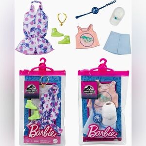 Barbie Jurassic World Outfits & Accessories Lot